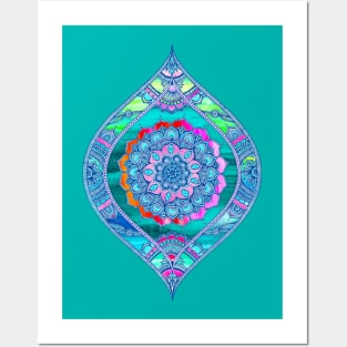 Radiant Boho Color Play Posters and Art